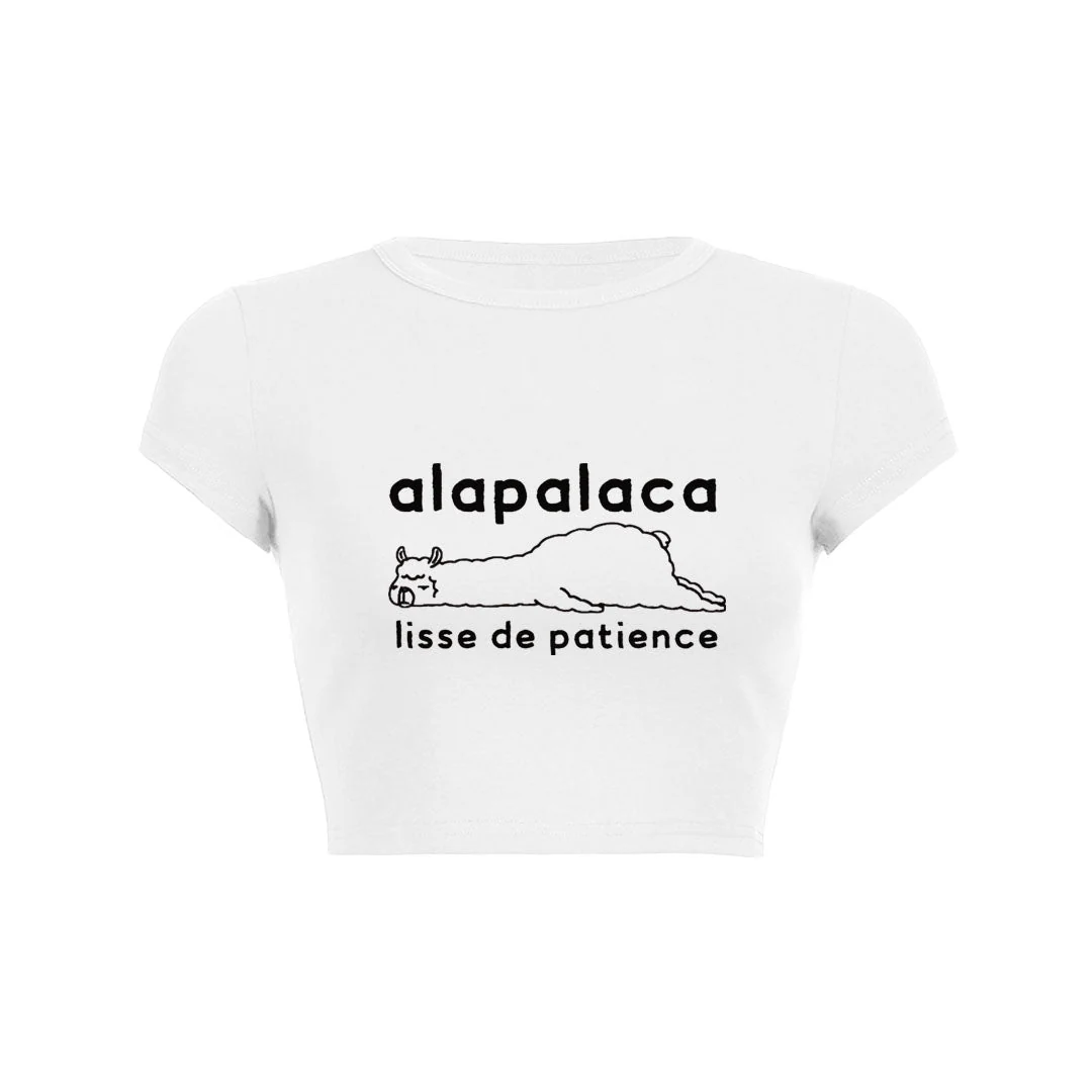 Alapalaca Chill Crop Top Baby Tee