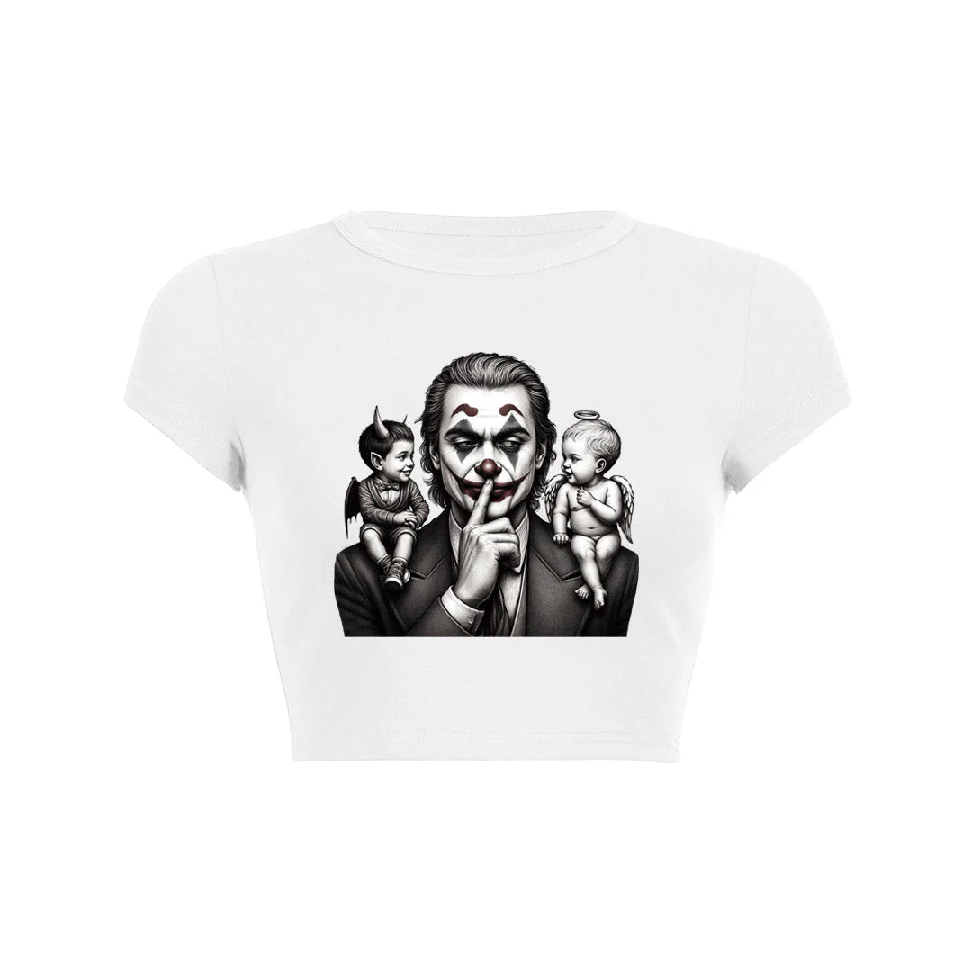Balance of Souls Crop Top Baby Tee