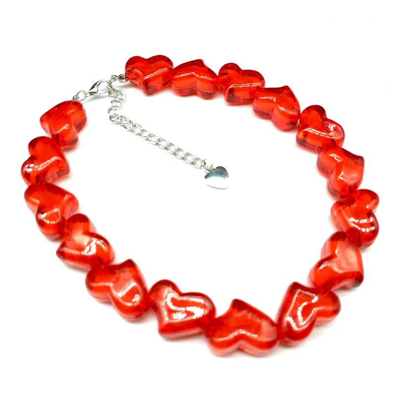 Beaded multicolor acrylic bracelet - Image 10