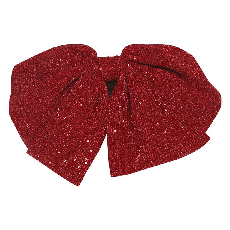 Bowknot glitter backless contrast tube top - Image 2