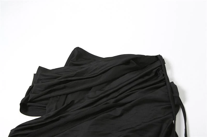 Cap sleeve ruched solid pant set - Image 8