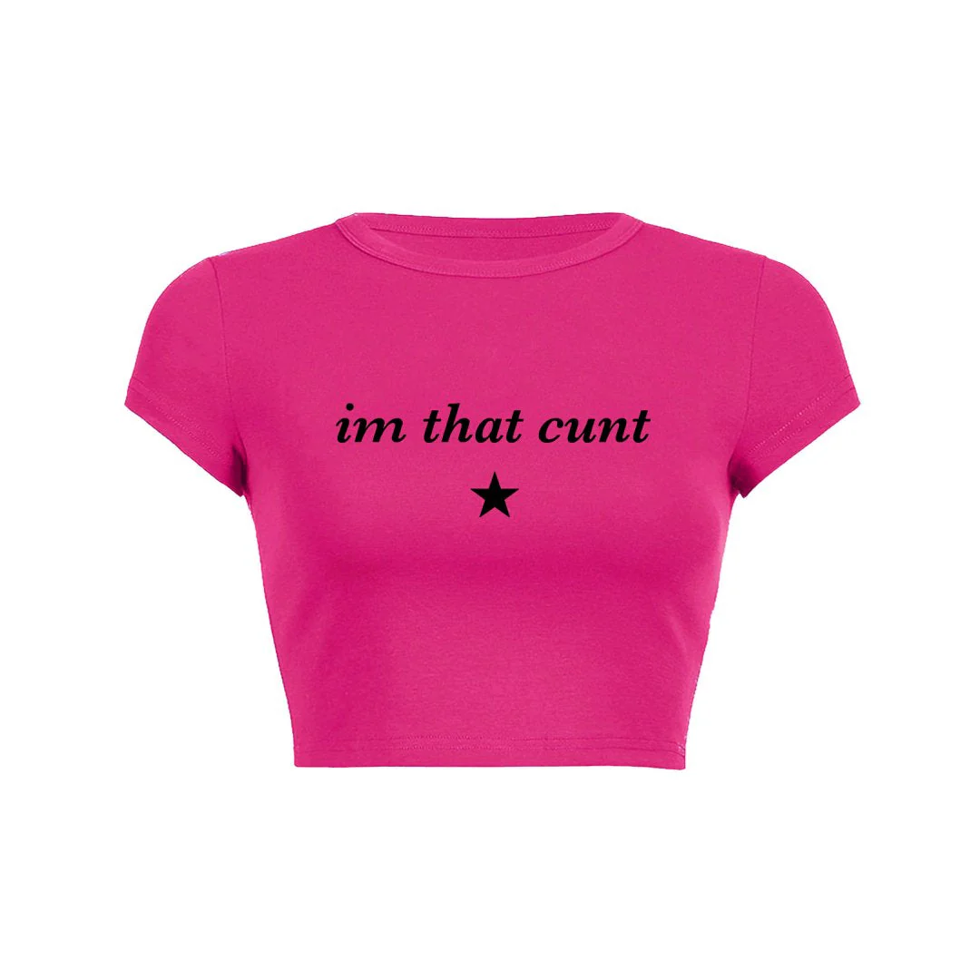 Confidently Fierce Crop Top Baby Tee - Image 5
