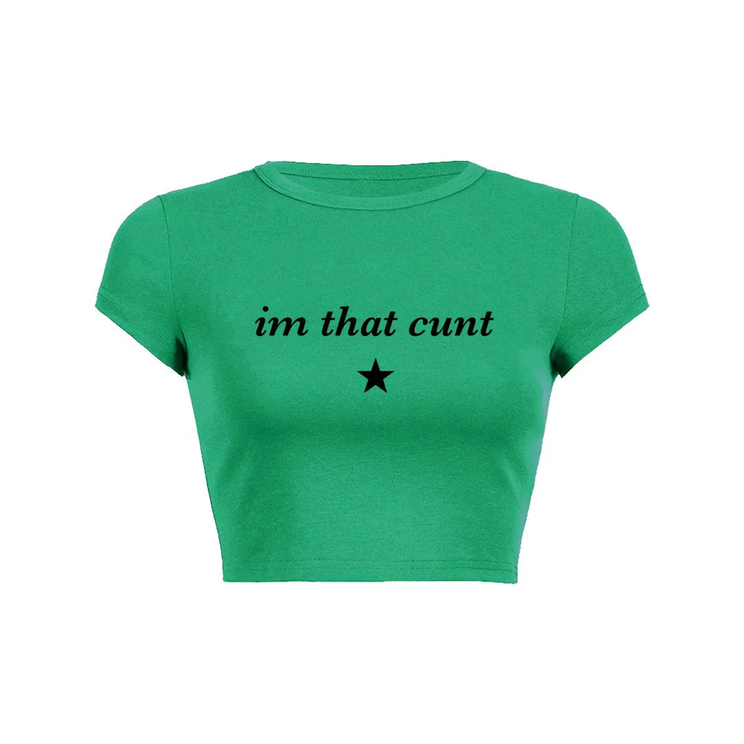 Confidently Fierce Crop Top Baby Tee - Image 9
