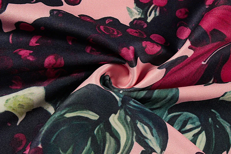 Flower print v neck cami maxi dress - Image 7
