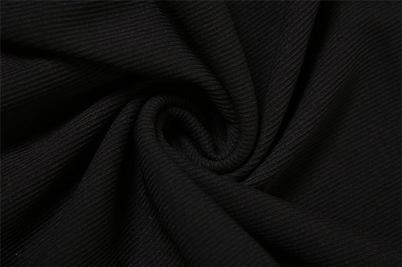 Gloves irregular solid cami crewneck bodysuit y2k 90s Revival Techno Fashion - Image 9