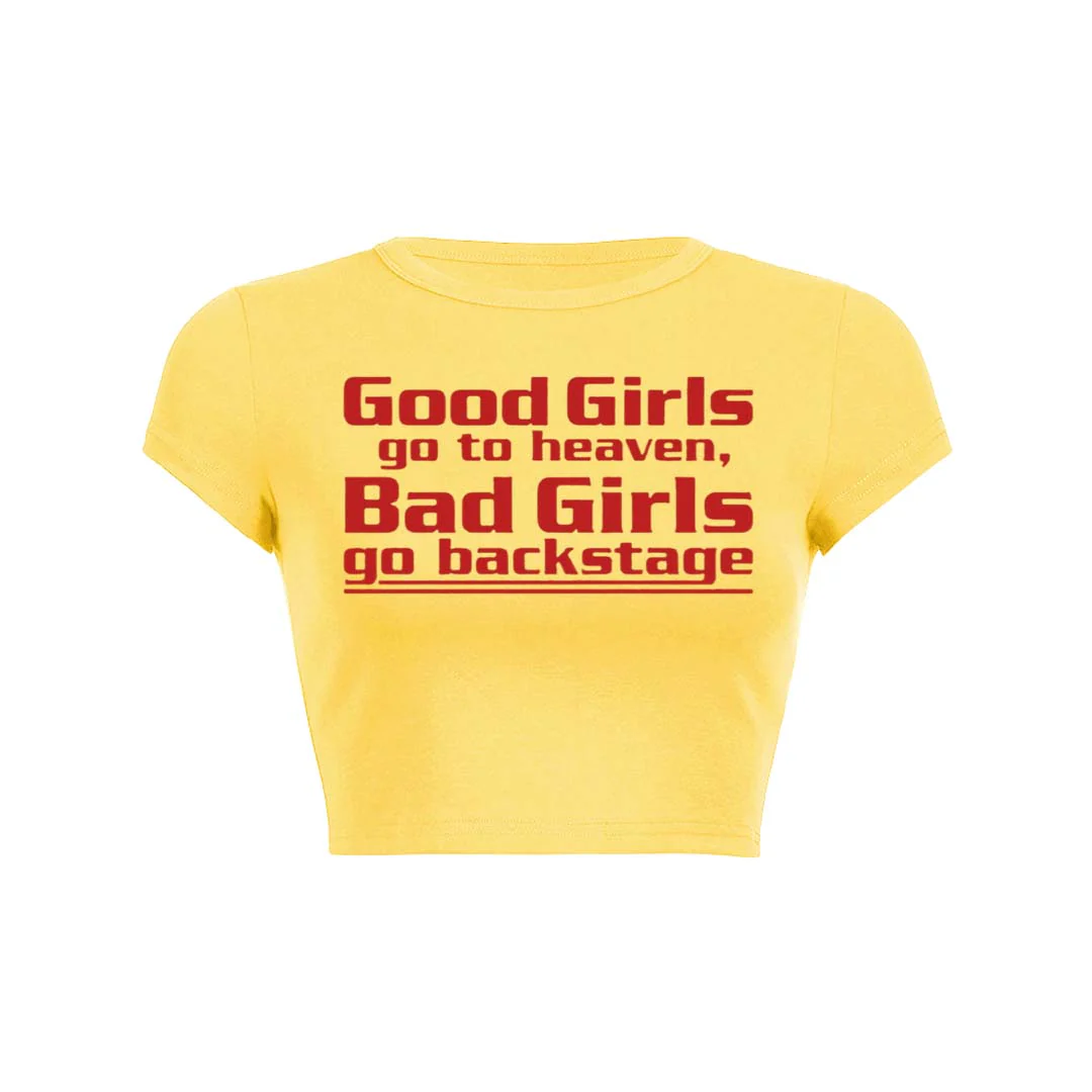 Good Girls Go To Heaven Y2K Baby Tee Crop Top - Image 27