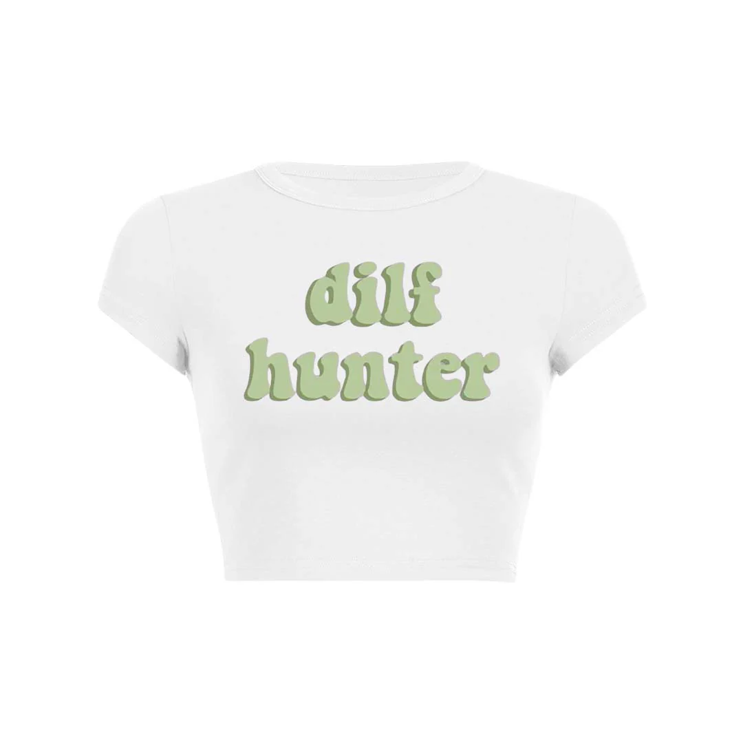 Green Hunter Y2K Baby Tee Crop Top - Image 6