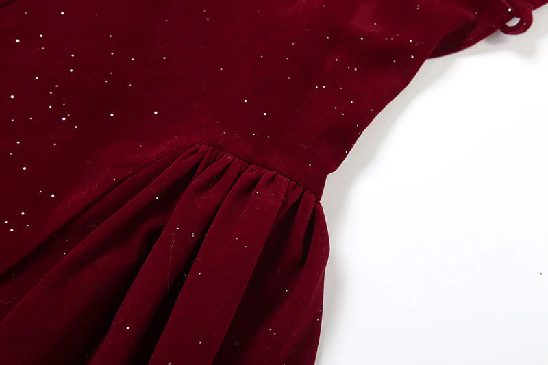 Halter deep v neck backless glitter mini dress - Image 10