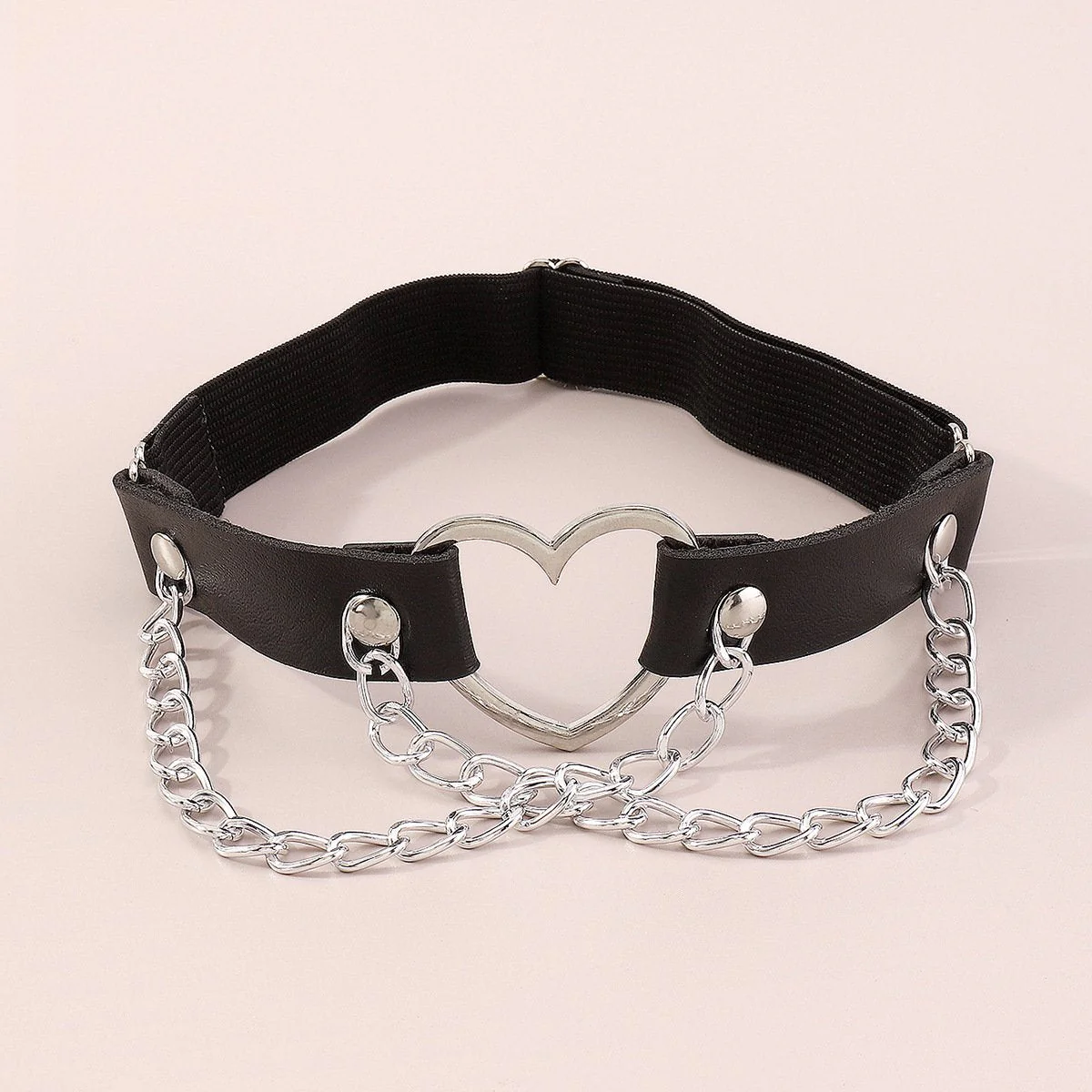 Heart ring PU chain thigh chain - Image 3