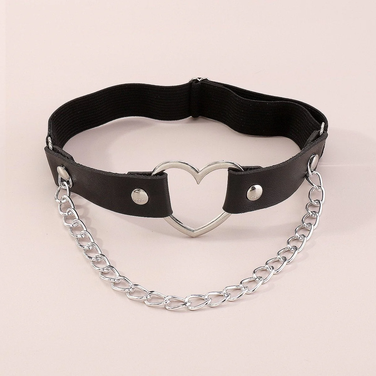 heart ring PU thigh chain - Image 3