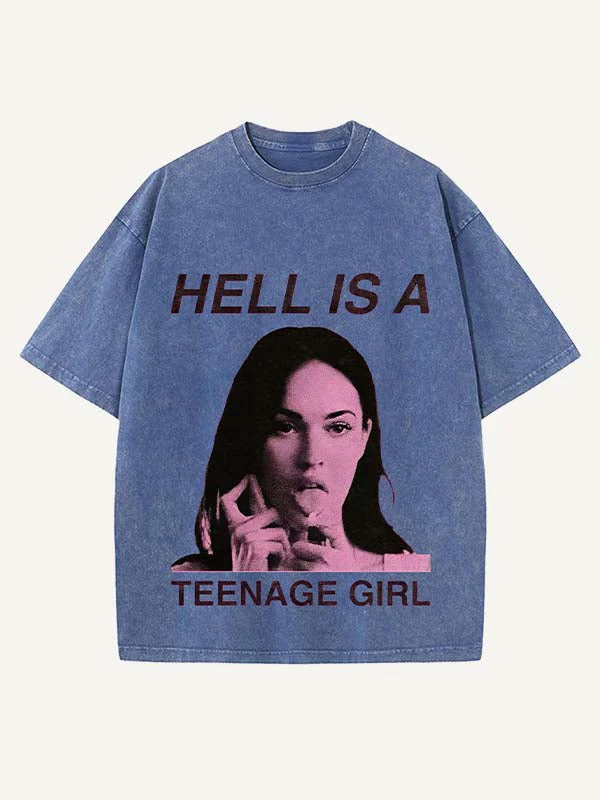 Hell Is a Teenage Girl Graphic T-Shirt - Image 3