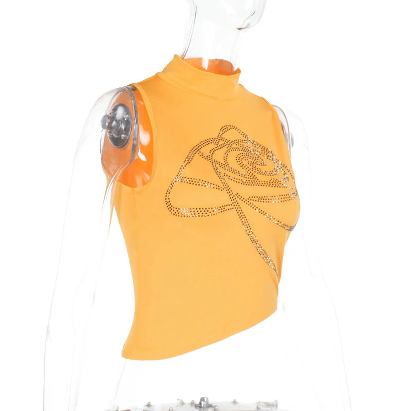 High neck sleeveless beaded top - Image 3