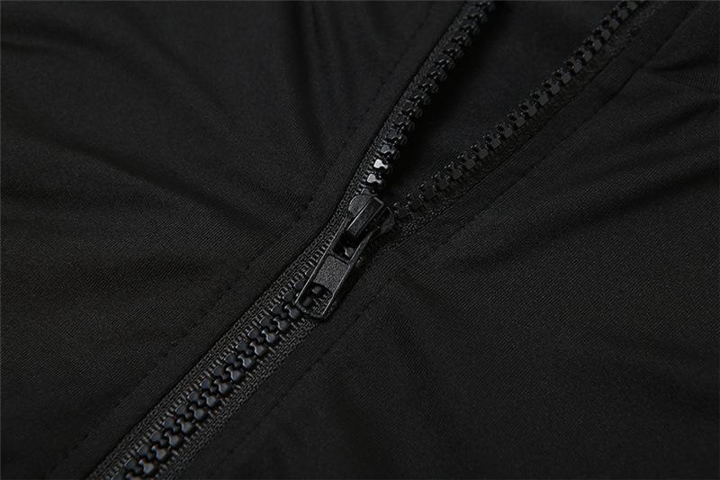High neck stitch zip-up tank romper - Image 6