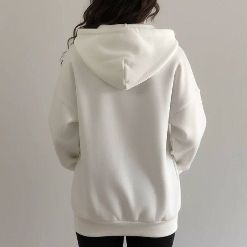 Hoodie long sleeve zip-up snake pattern top - Image 2