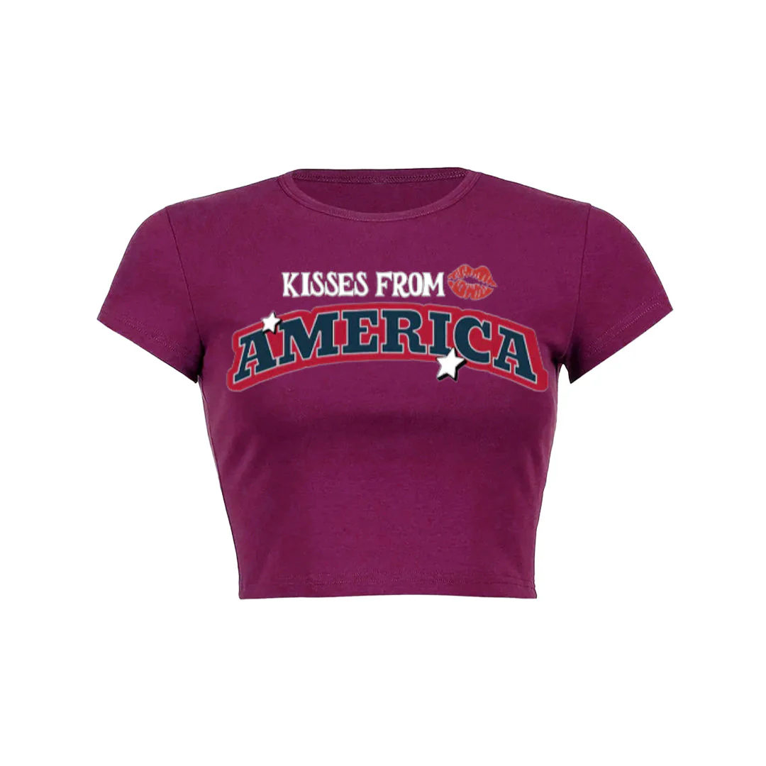 Kisses From America Baby Tee 1 - Image 11