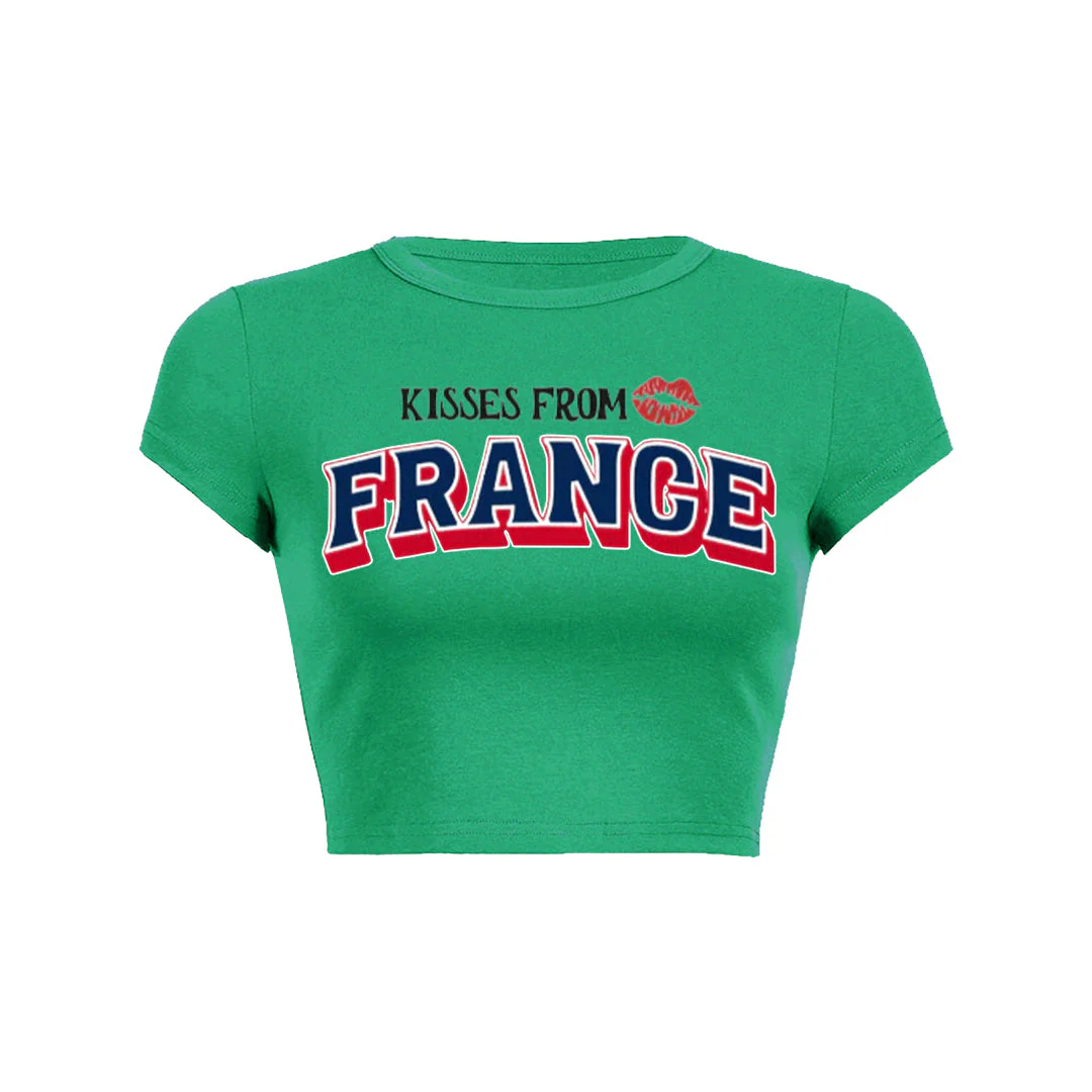 Kisses From France Baby Tee 1 - Image 3