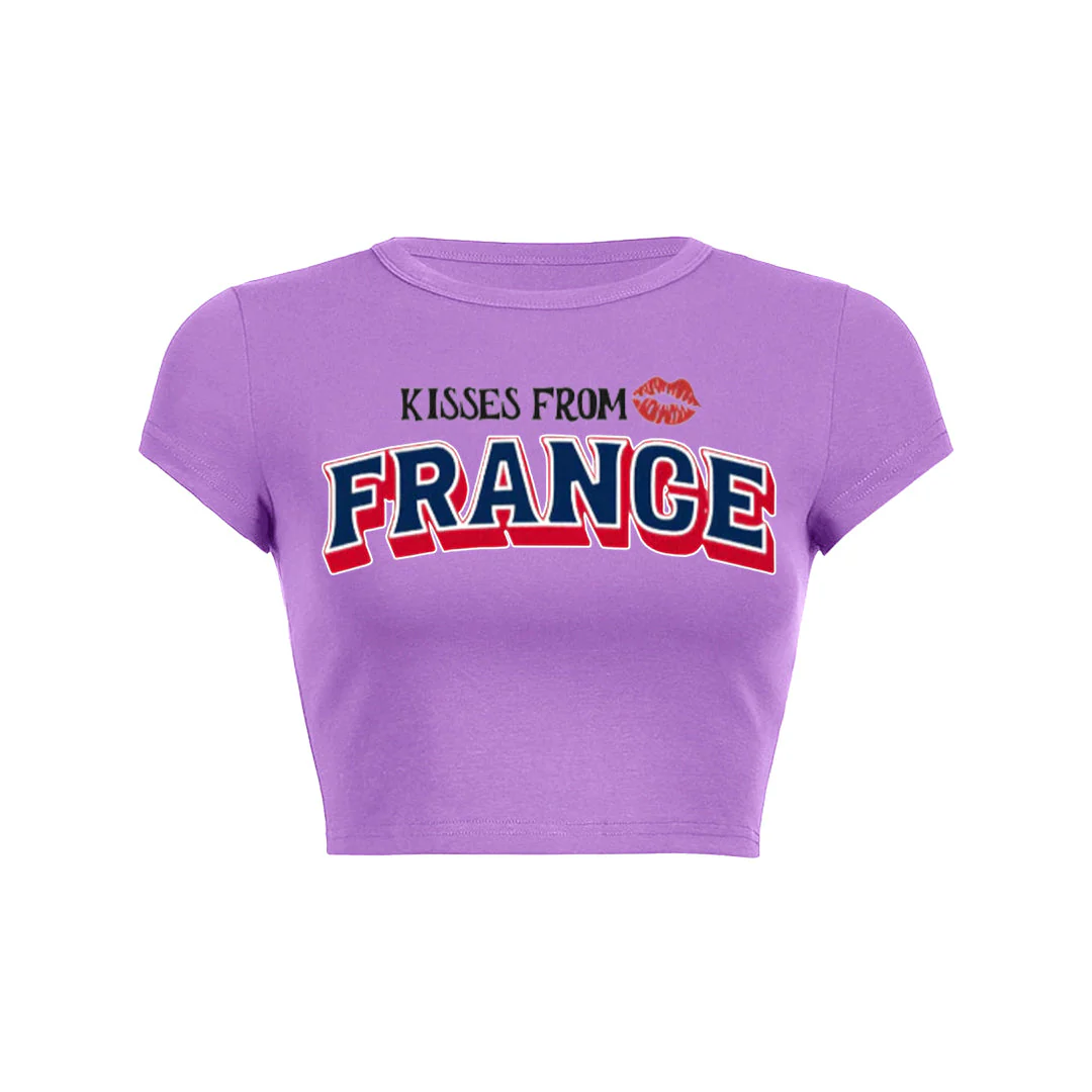 Kisses From France Baby Tee 1 - Image 4