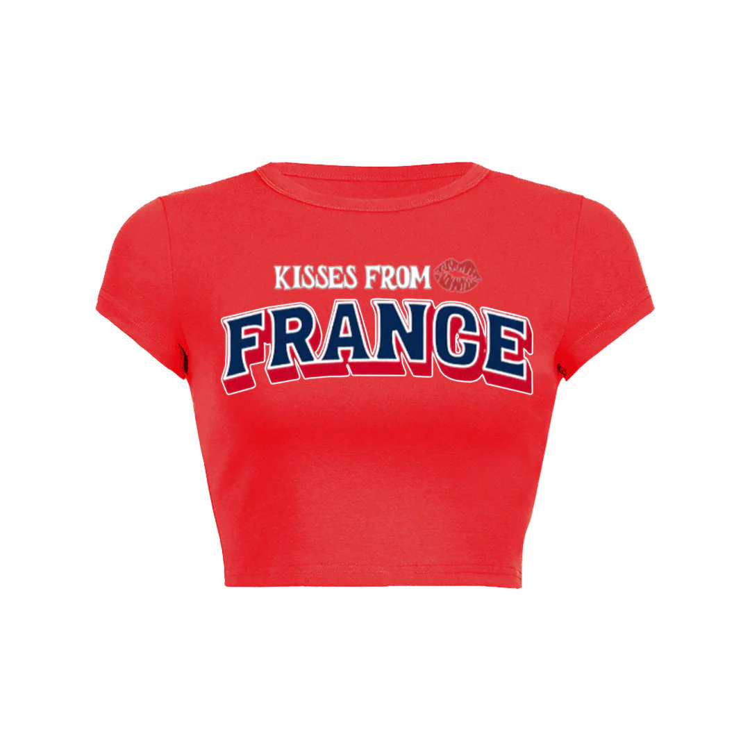 Kisses From France Baby Tee 1 - Image 5