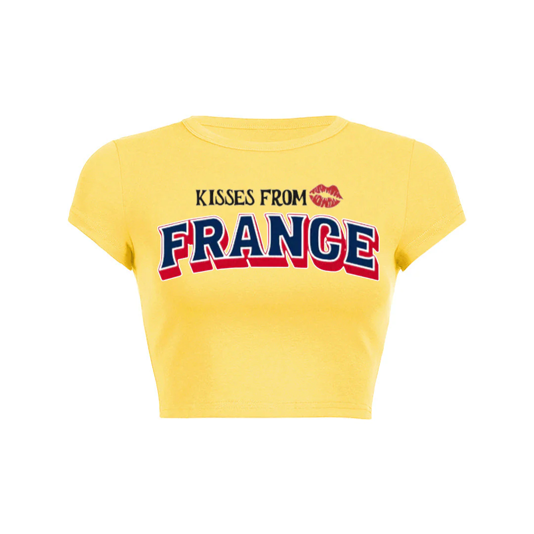 Kisses From France Baby Tee 1 - Image 6