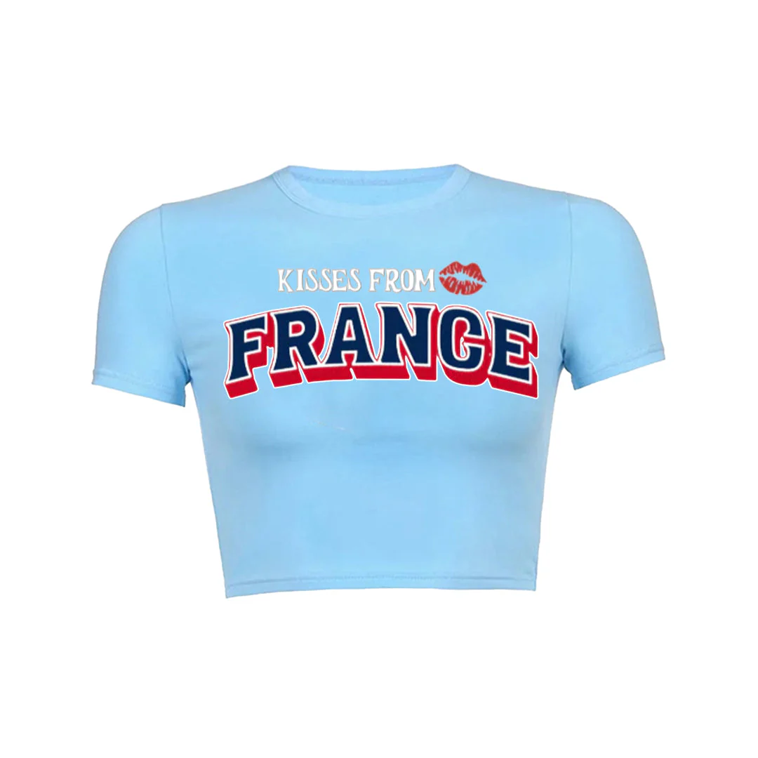 Kisses From France Baby Tee 1 - Image 7