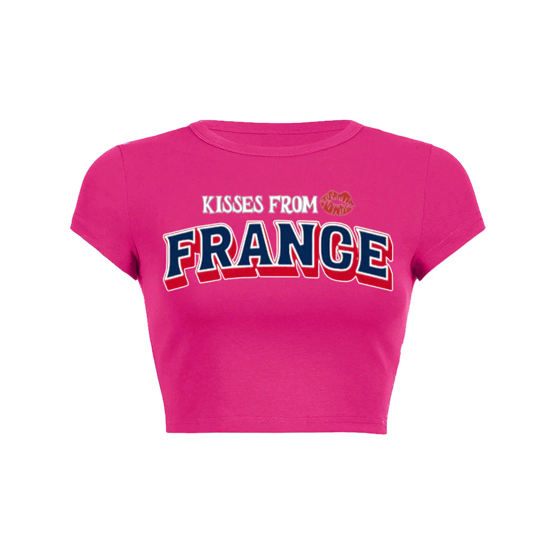 Kisses From France Baby Tee 1 - Image 8