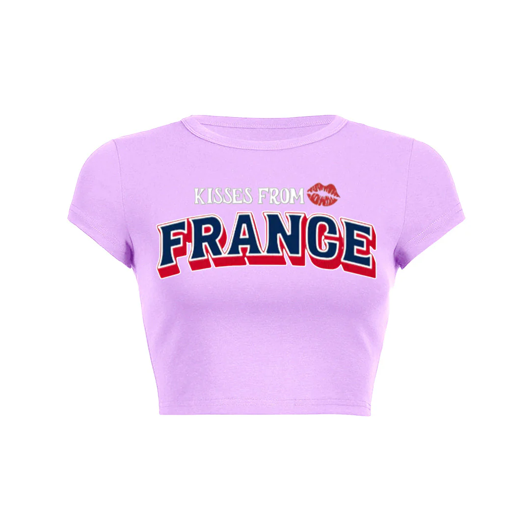 Kisses From France Baby Tee 1 - Image 9
