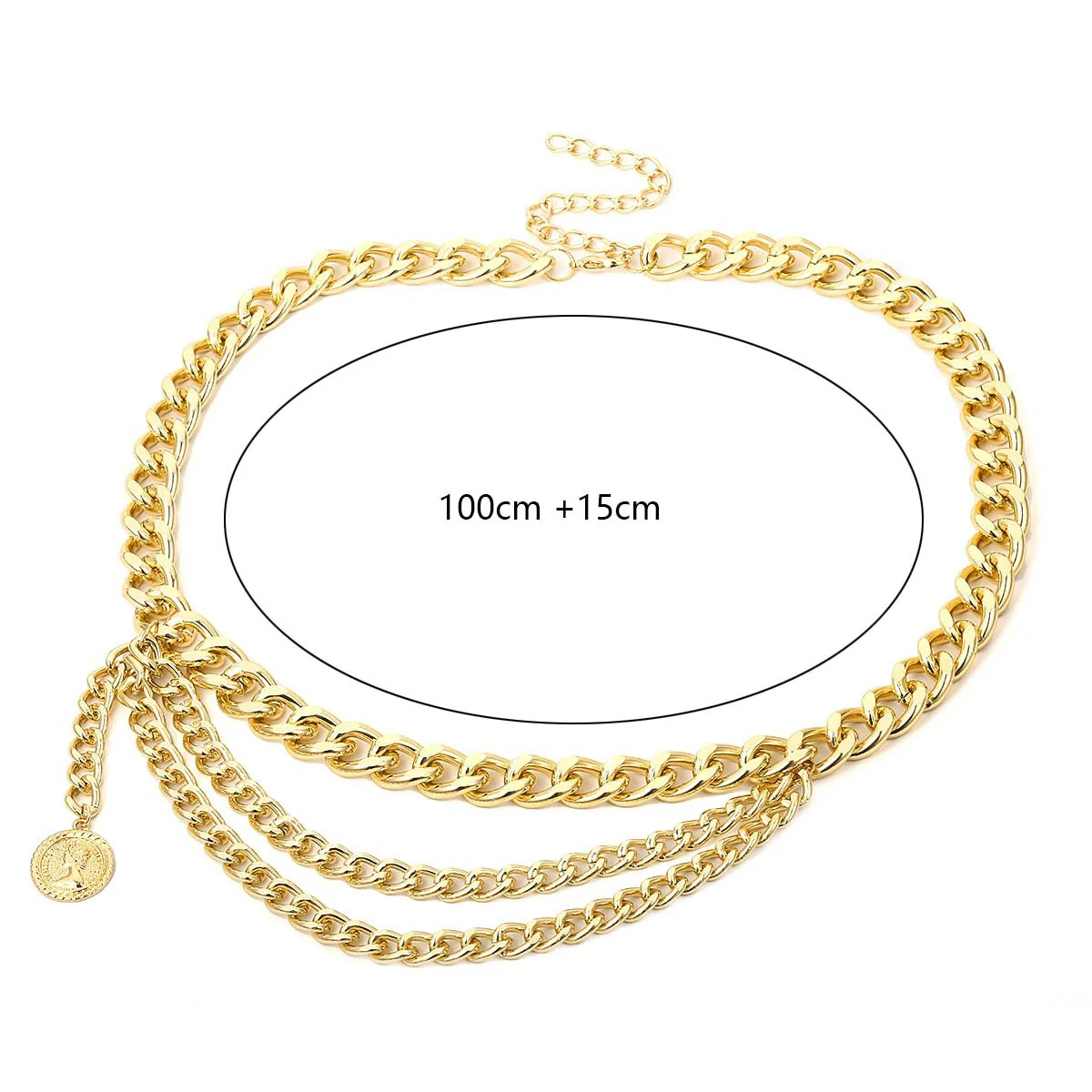 Layered irregular waist chain - Image 4