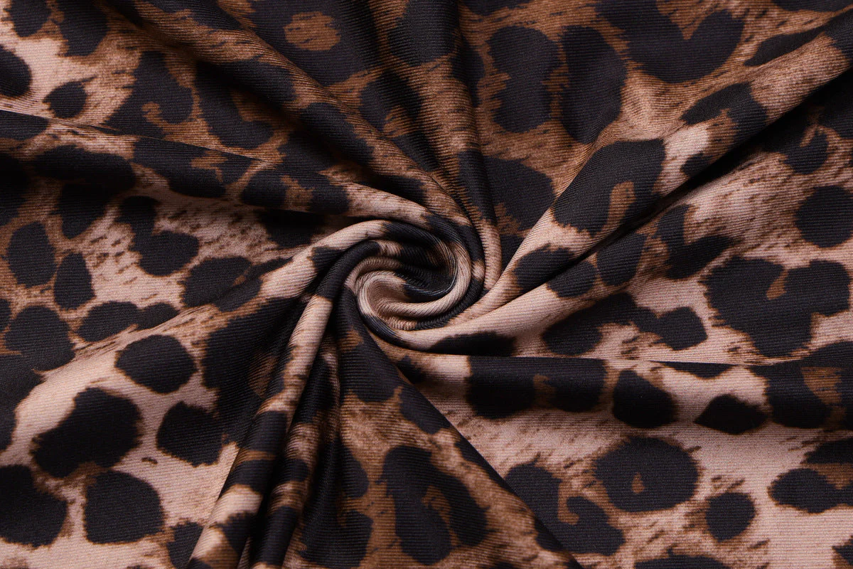 Leopard print contrast maxi skirt - Image 8