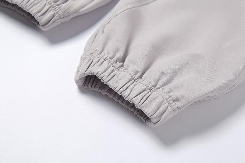 Letter embroidered cotton sweat pant y2k 90s Revival Techno Fashion - Image 8