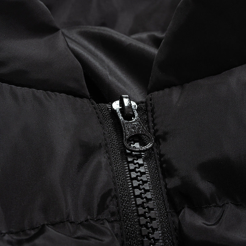 Long sleeve high neck zip-up pocket coat top - Image 10