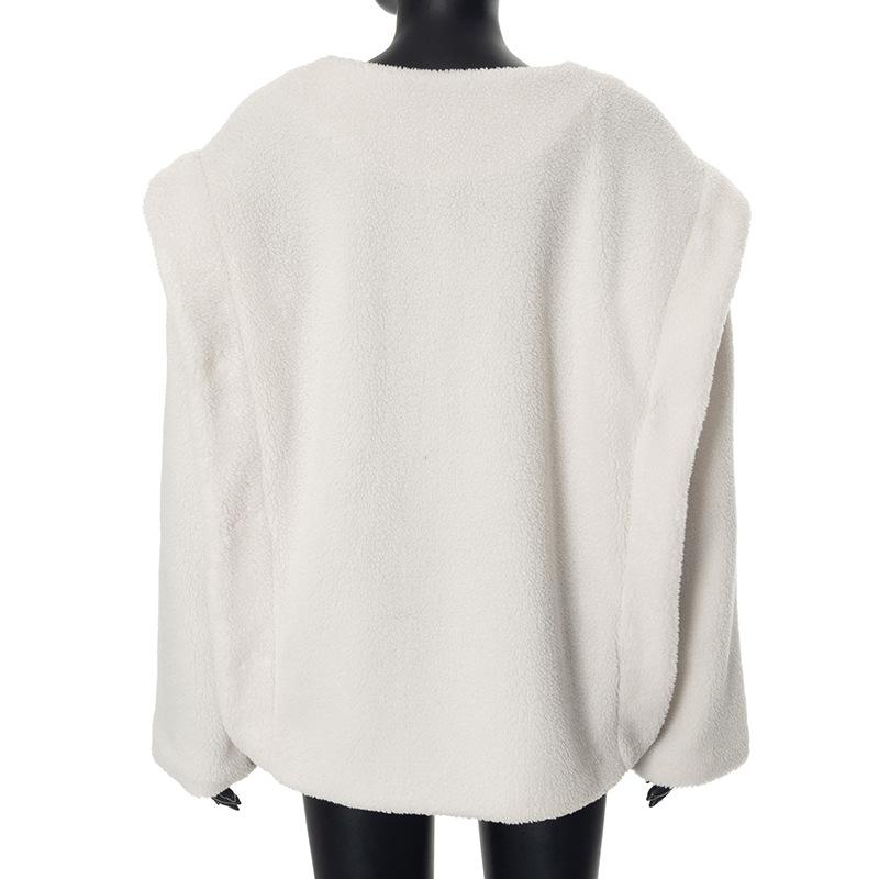 Long sleeve zip-up coat top - Image 4