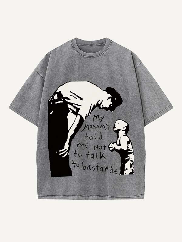 Mommy's Advice Graphic Vintage T-Shirt - Image 2