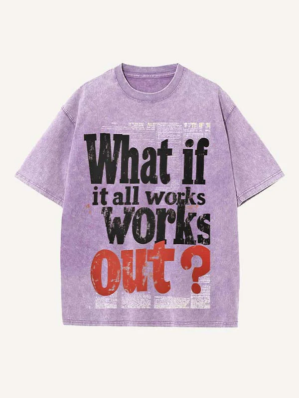 Motivational Text Graphic Vintage T-Shirt - Image 4