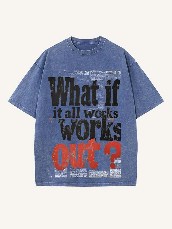 Motivational Text Graphic Vintage T-Shirt - Image 5