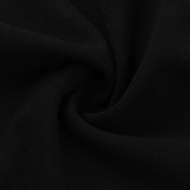 Off shoulder zip-up contrast tube mini dress - Image 7