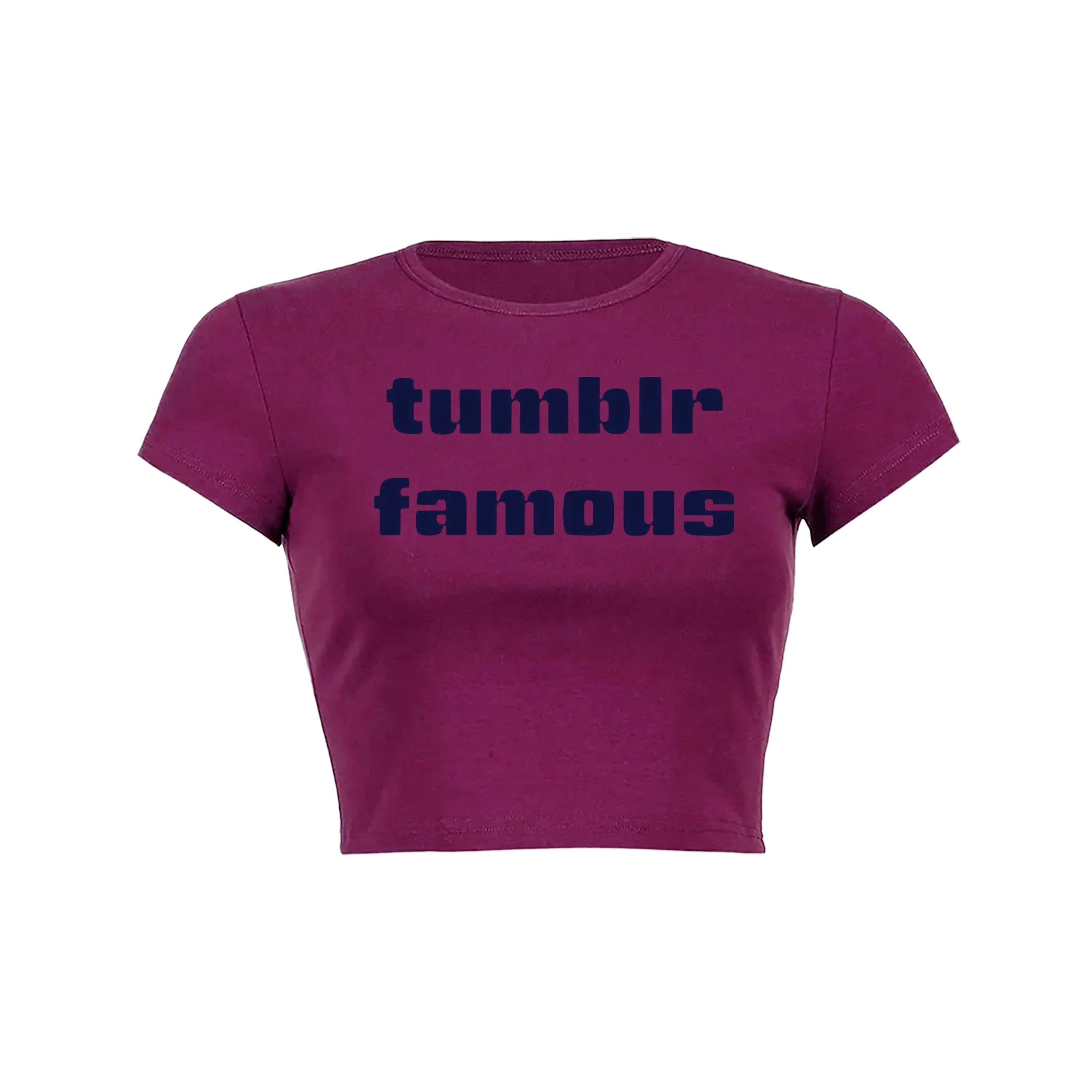 Online Fame Crop Top Baby Tee - Image 11