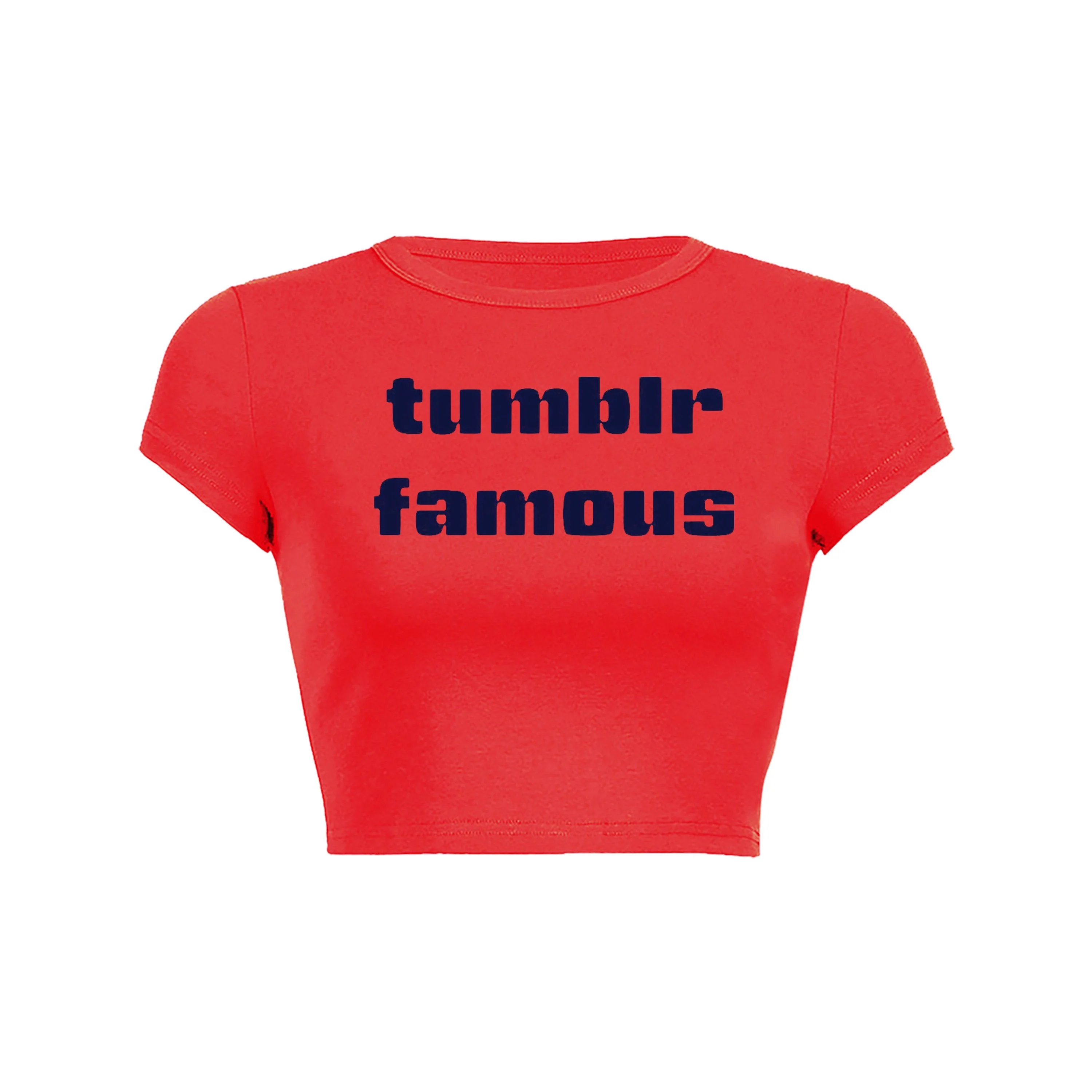 Online Fame Crop Top Baby Tee - Image 8