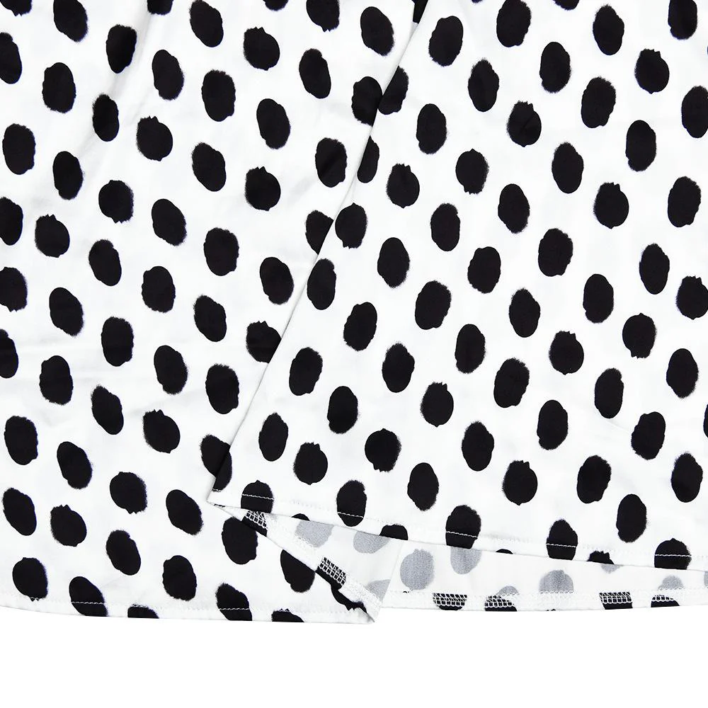 Polka dot flower applique ruffle cami maxi dress - Image 7