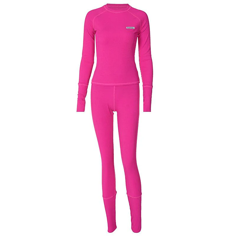Ribbed solid long sleeve stitch crewneck pant set - Image 2