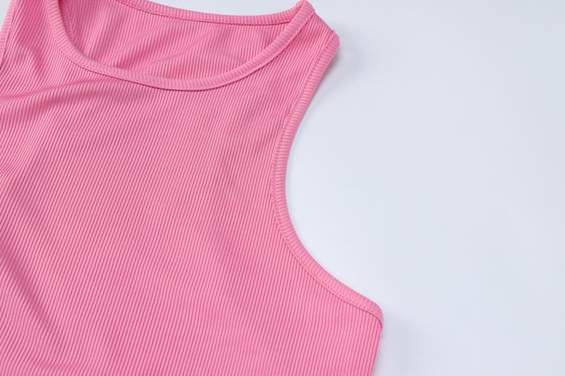 Ribbed solid sleeveless crewneck maxi dress - Image 6