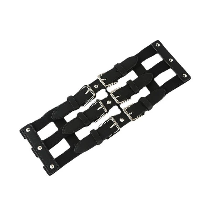 Rivet adjustable layered buckle corset - Image 3