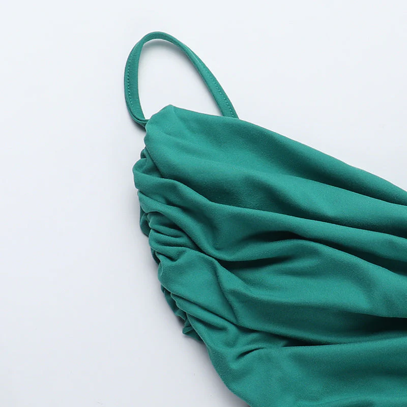 Ruched backless cami maxi dress - Image 6