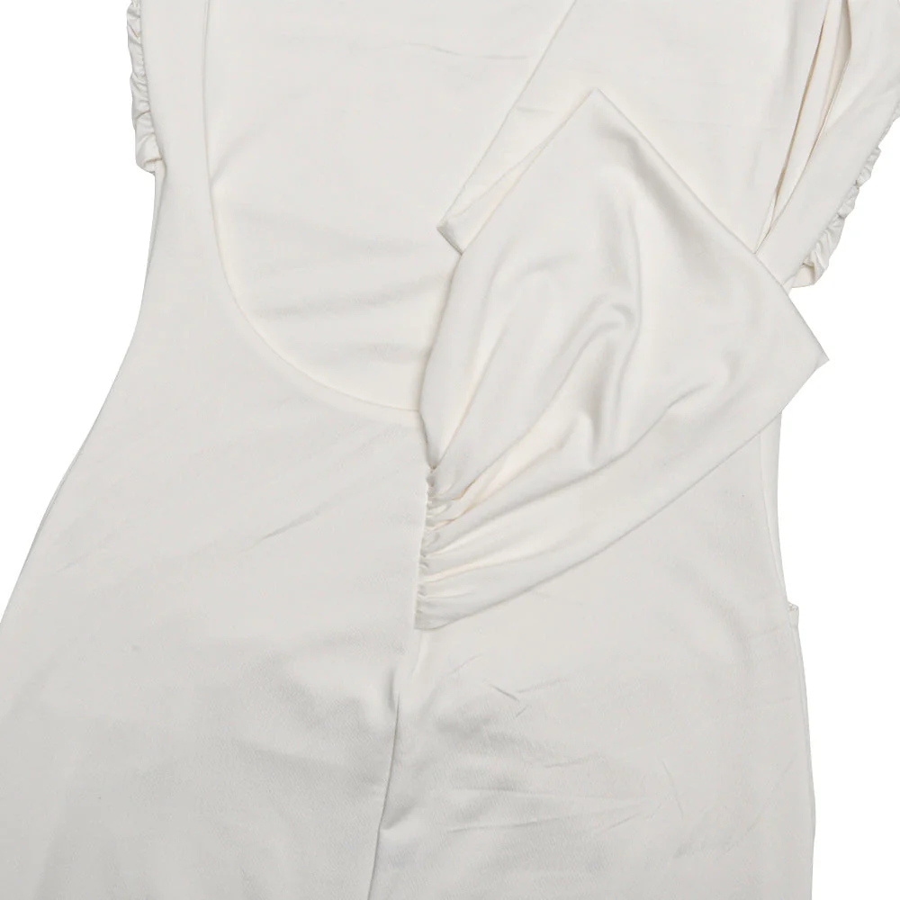 Ruched sleeveless hollow out button slit maxi dress - Image 8
