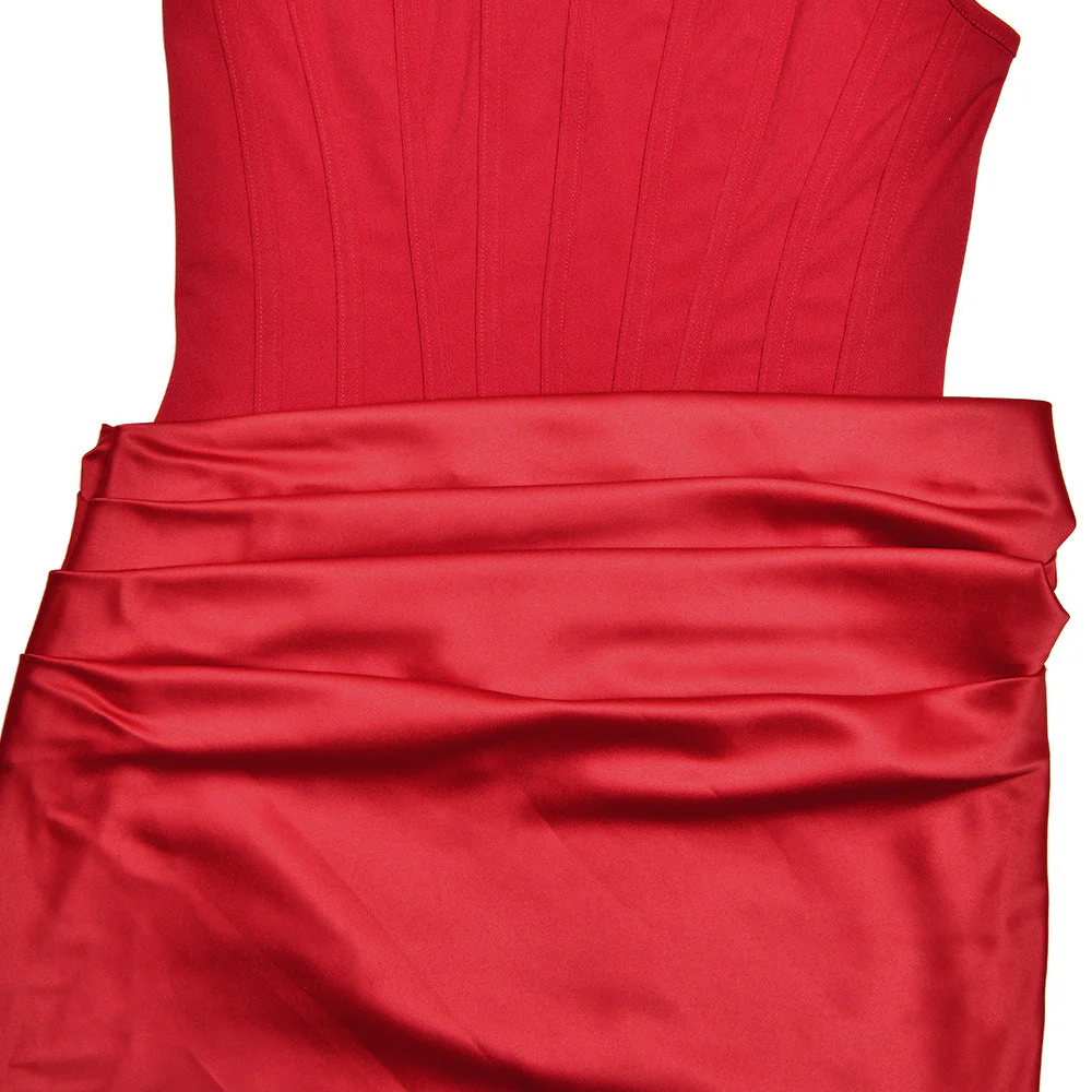Ruched square neck backless satin cami maxi dress - Image 8