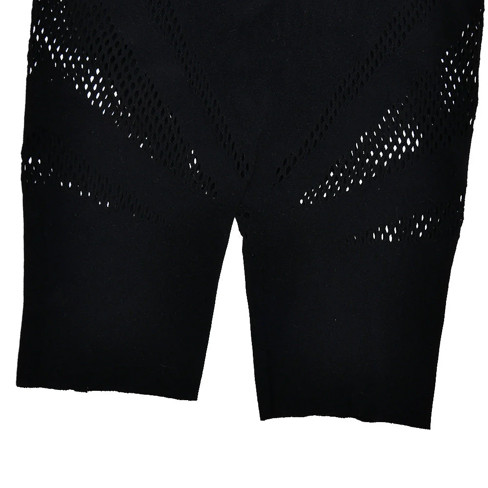 Short sleeve crewneck hollow out romper - Image 2