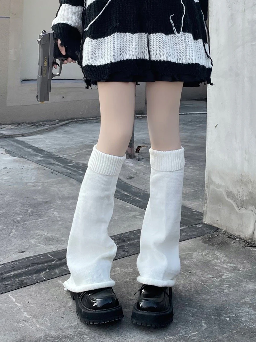 Solid thigh high stockings - Image 3