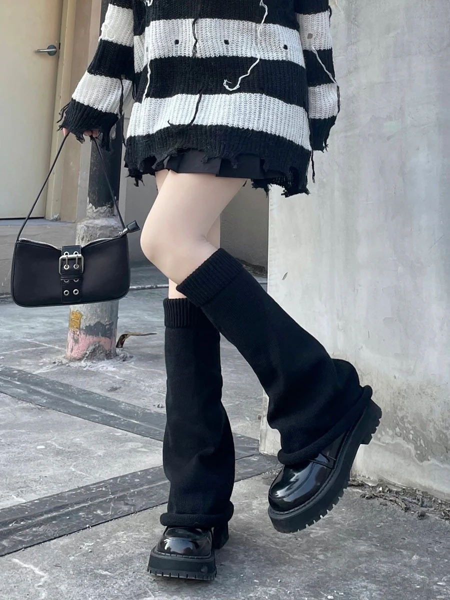 Solid thigh high stockings - Image 5