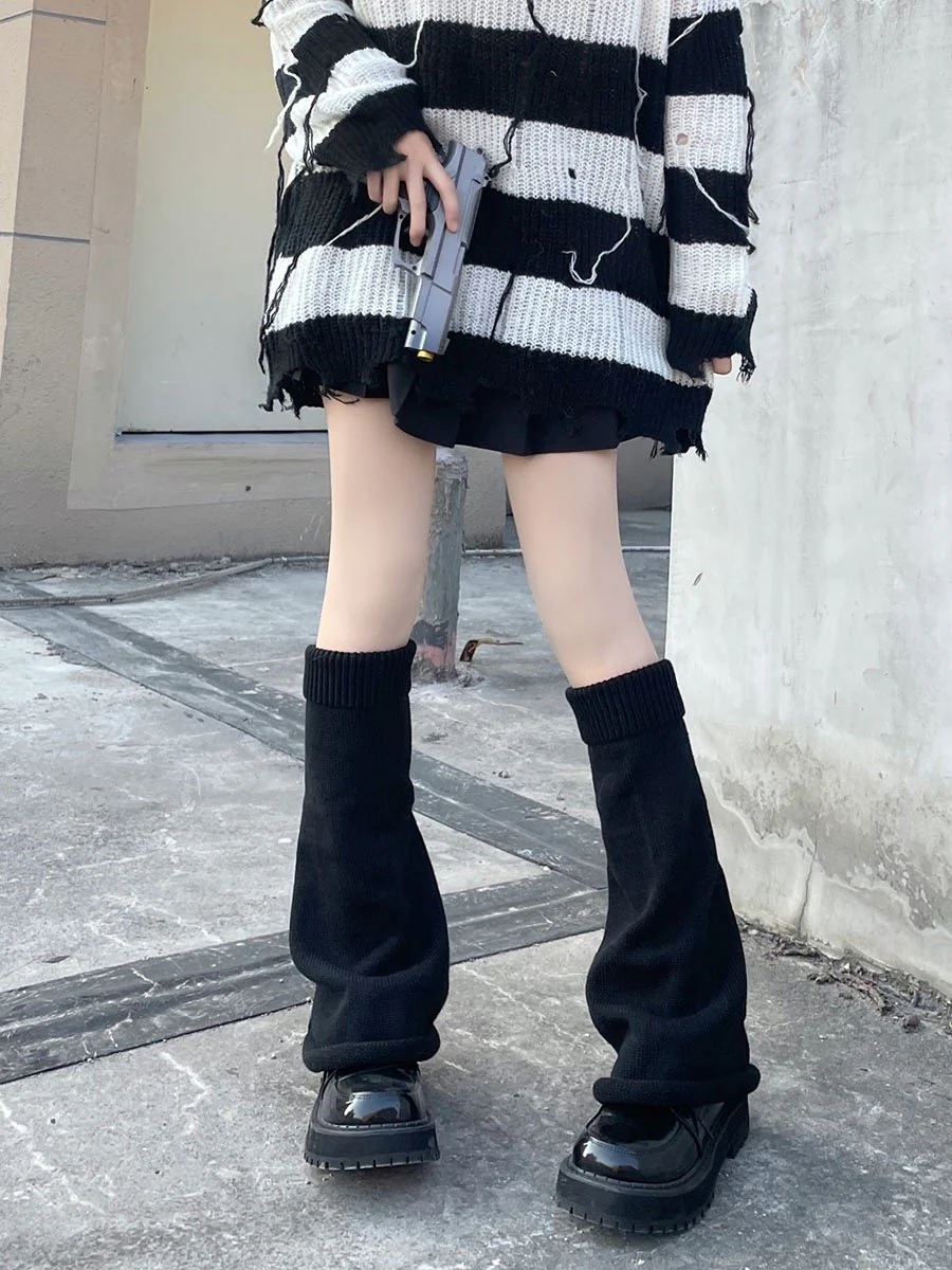 Solid thigh high stockings - Image 6