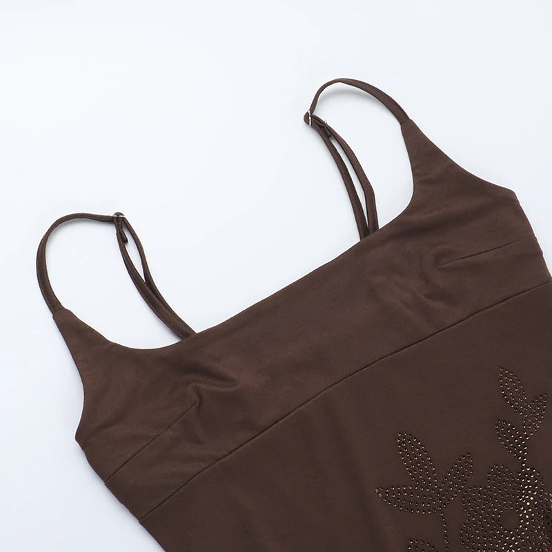 Square neck beaded cami mini dress - Image 6