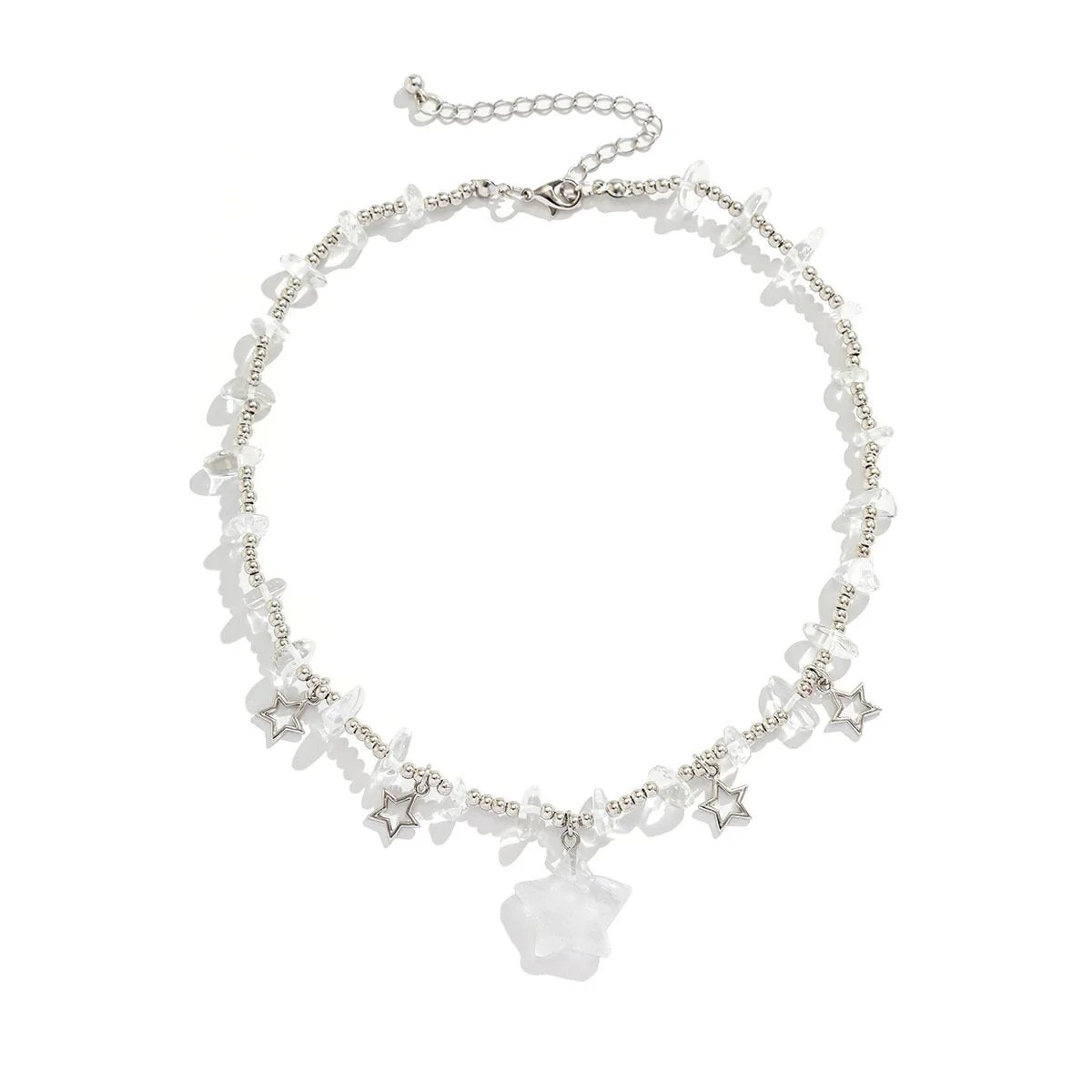 Star stone beaded choker necklace - Image 10